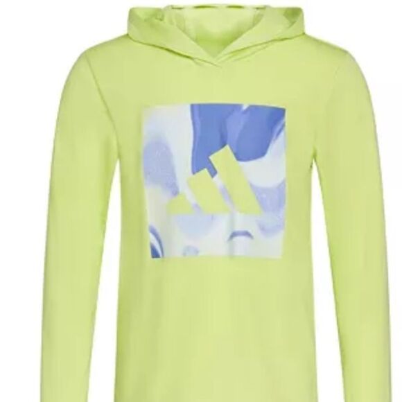 adidas Little Boys Hooded Polyester T-shirt, top size 4 - Picture 6 of 6